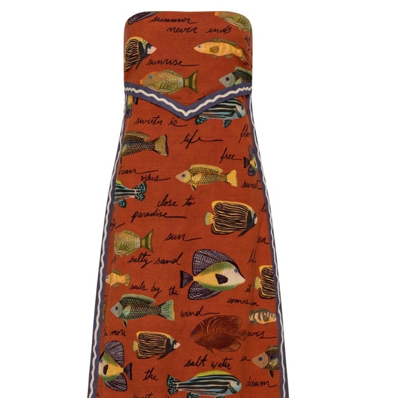 Anna Cate Dresses & Skirts - Lilly Midi Nautical Fish